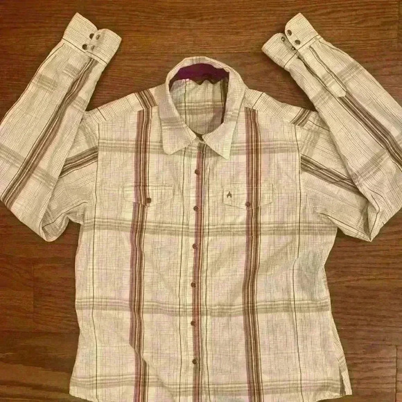 Aura Women's Wrangler Pearl Snap Western Rodeo Shirt Size Medium Rodeo - Picture 9 of 13